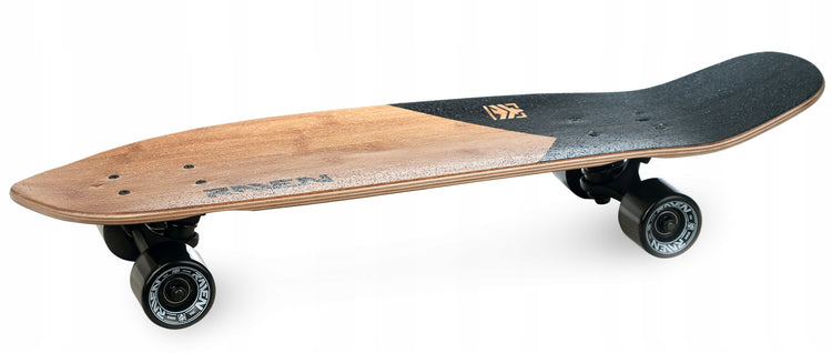 Riedlentė-longboard „Raven Trevix“ su ABEC-9 guoliais, juoda