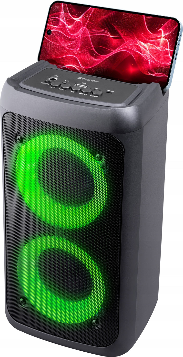 Bluetooth kolonėlė „Defender Boomer 20“ su LED apšvietimu, 20 W