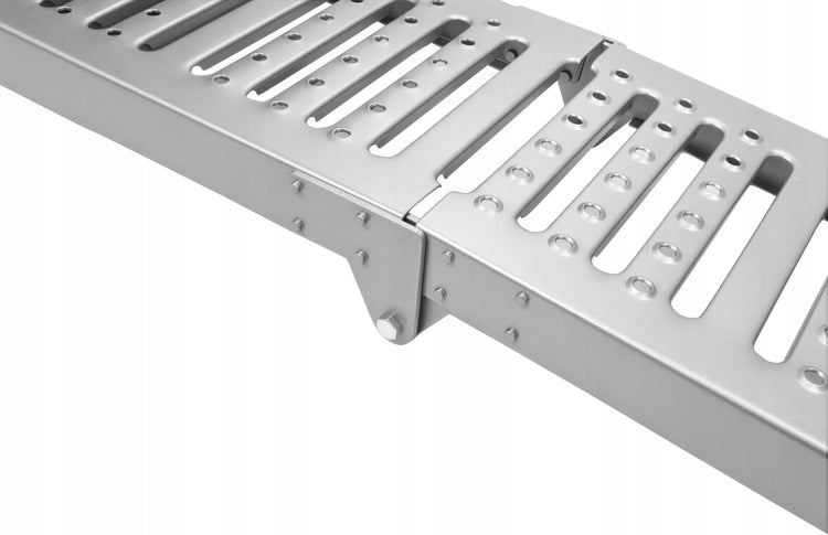 Plieninės pakrovimo rampos „Kraft&Dele KD12682“, iki 2200 kg, 2 vnt.