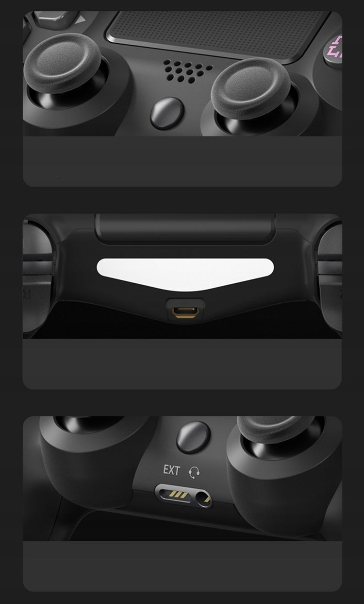 Belaidis žaidimų pultelis PS4 / PC „Pro Slim“ su vibracija, juodas