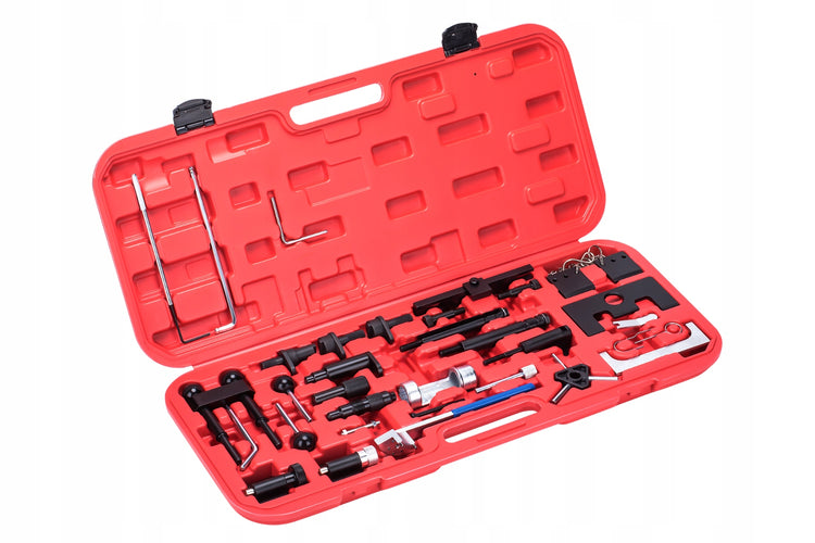 Variklio skirstymo fiksavimo įrankių rinkinys VAG 1.2 12V, 1.9 ir 2.0 TDI „Kraft&Dele KD12503“, 36 dalys
