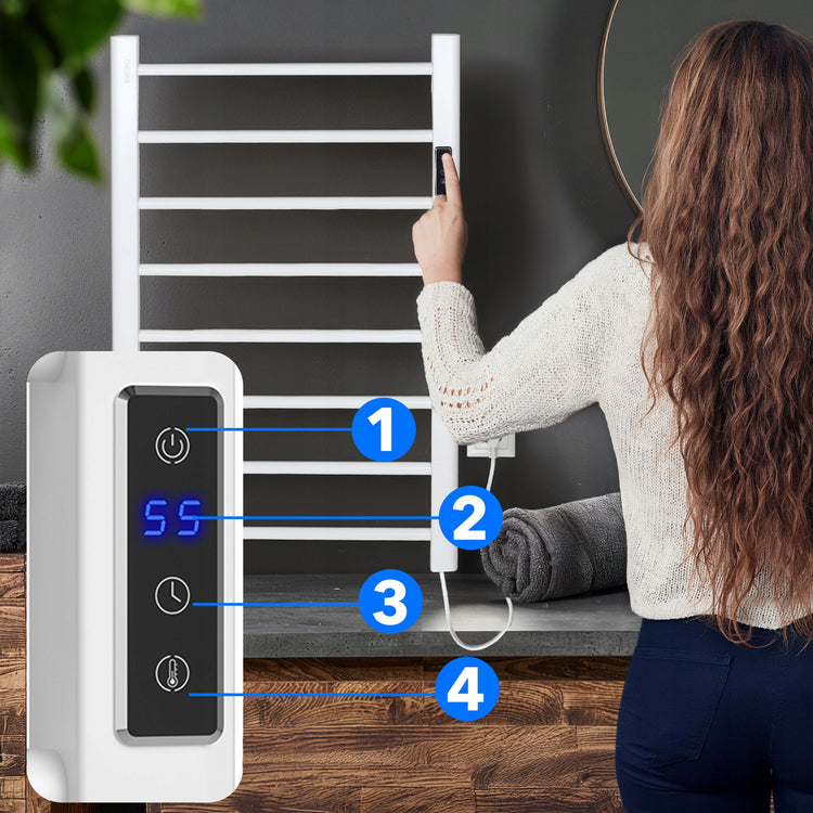 Elektrinis rankšluosčių džiovintuvas „EBERG ETS“, 200 W, pastatomas arba sieninis