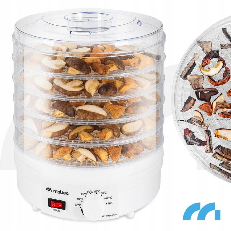 Maisto džiovyklė grybams ir vaisiams „Maltec DryMaster“, 500 W, 5 lentynos – nuotrauka 3