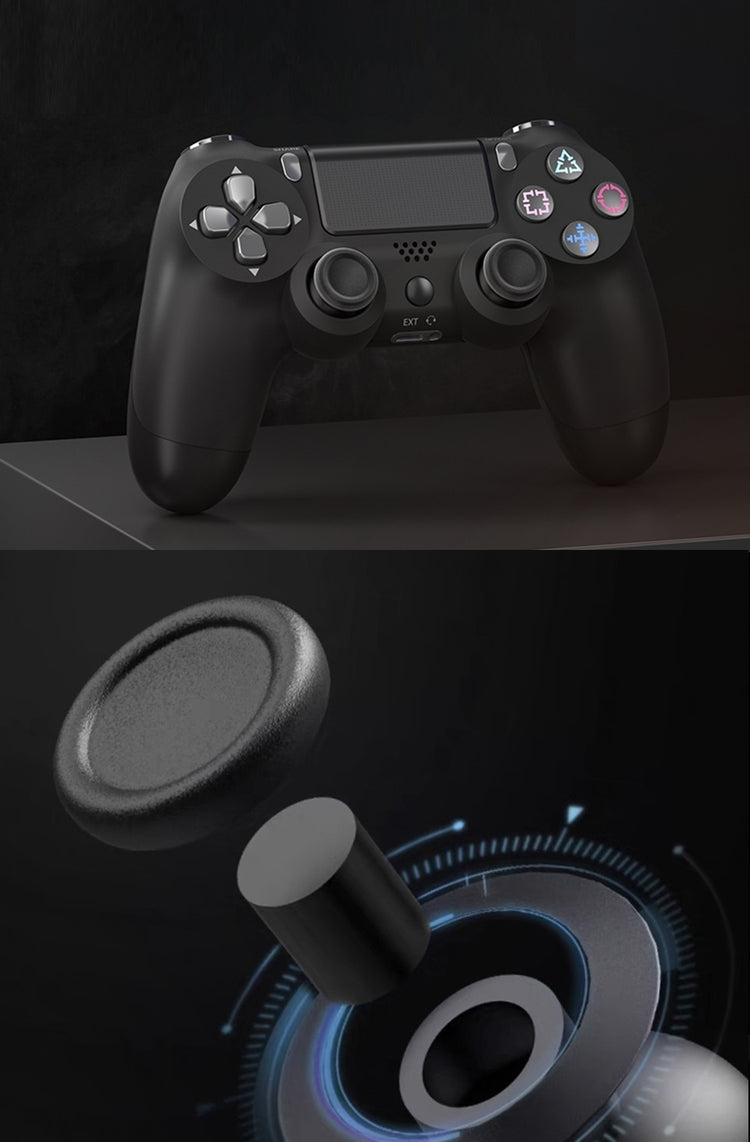 Belaidis žaidimų pultelis PS4 / PC „Pro Slim“ su vibracija, juodas