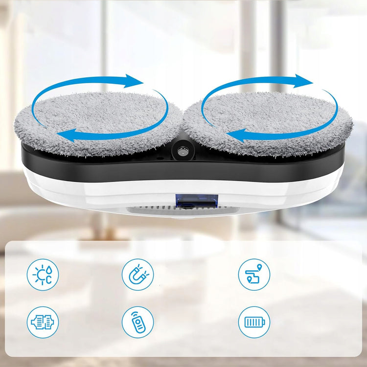 Langų valymo robotas su purškimo funkcija „Emprez HCR-10“, 5600 Pa – nuotrauka 3