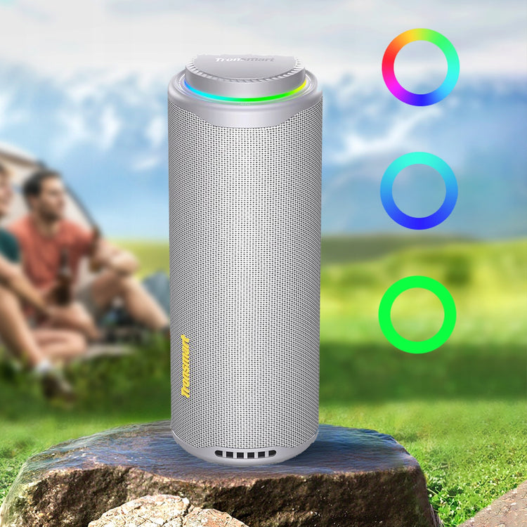 Nešiojama Bluetooth kolonėlė „Tronsmart T8“, 40 W, su LED apšvietimu, pilka