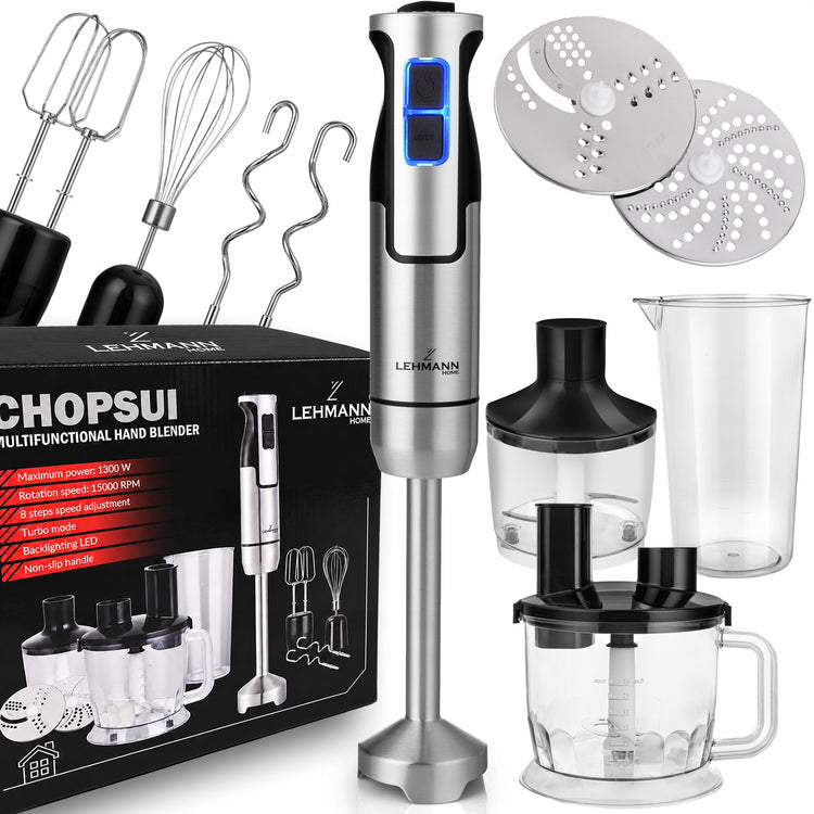 Rankinis trintuvas „Lehmann Chopsui“ su XL priedais, 1200 W