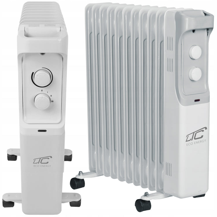 Tepalinis radiatorius su termostatu, 2500 W, 11 sekcijų – nuotrauka 1