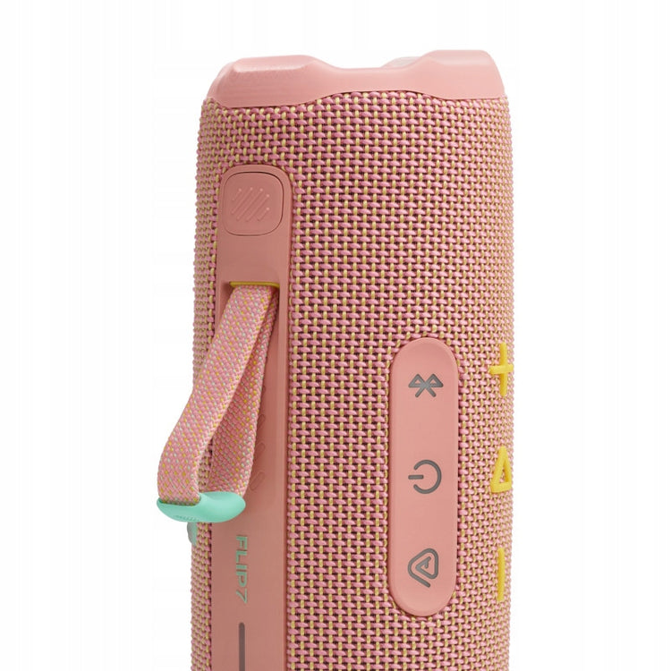 Nešiojama Bluetooth kolonėlė „JBL Flip 7“, 35 W, atspari vandeniui, rožinė