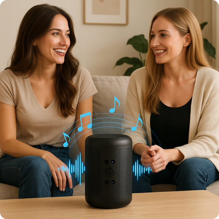 Mini Wi-Fi kamera kolonėlės korpuse „Spreest BS02“ 4K su judesio jutikliu