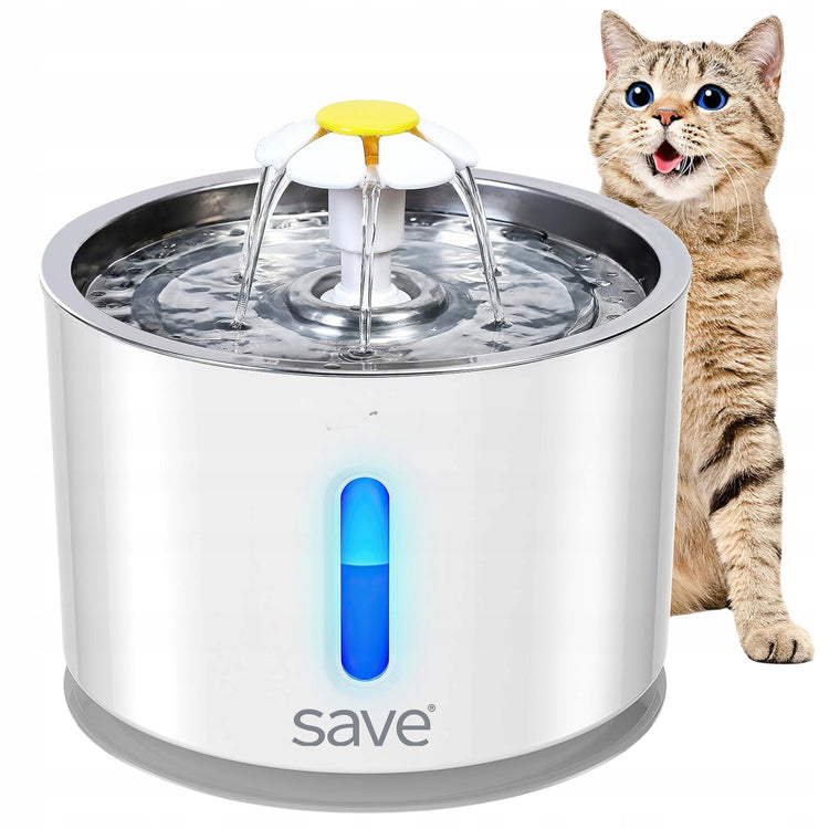 Automatinė gertuvė-fontanas katems ir šunims „Revento“ su filtru, 2,4 l, tyli – nuotrauka 1