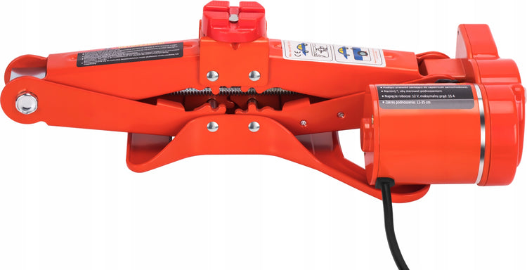 Elektrinis trapecinis automobilio domkratas 12 V „Kraft&Dele KD1369“, 3 t, 120–350 mm, lagamine