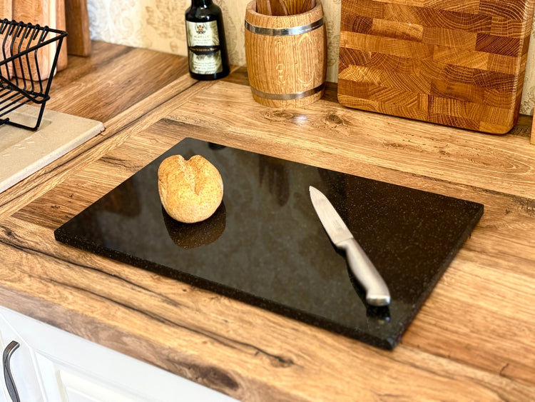 Granitinė pjaustymo lentelė „Premium Black“, 40 × 25 cm