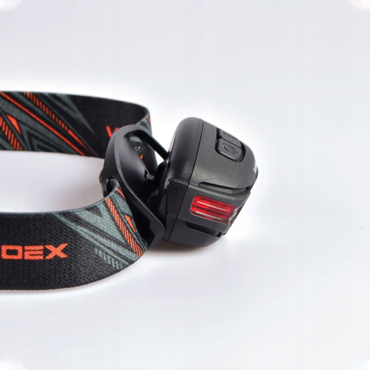 LED žibintuvėlis ant galvos „Videx“, 330 lm, USB-C, IP67