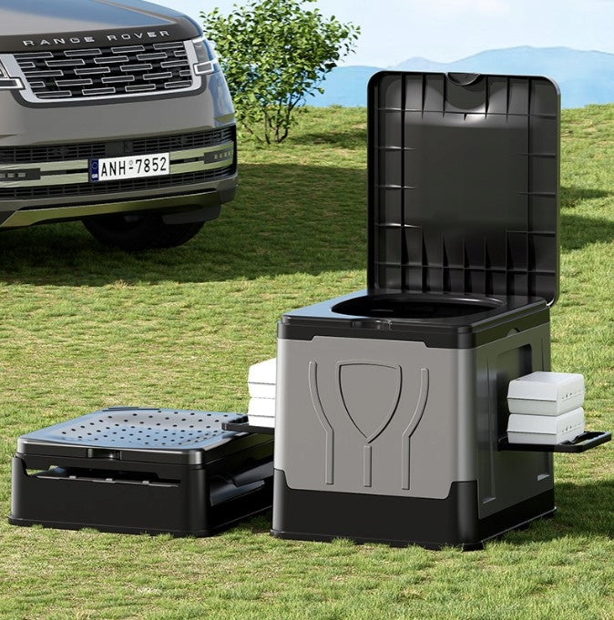 Sulankstomas turistinis tualetas „Momix Camping“, 25 l, iki 200 kg