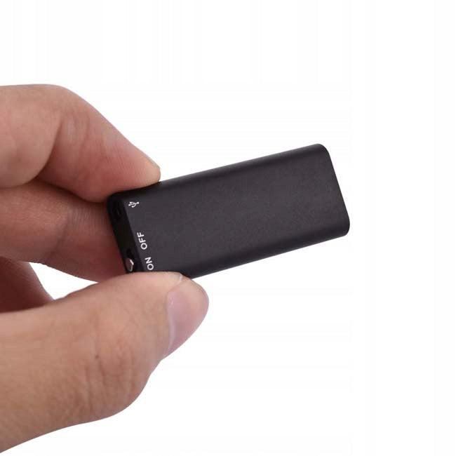 Mini diktofonas su balso aktyvacija, 4 GB, iki 50 val. įrašo