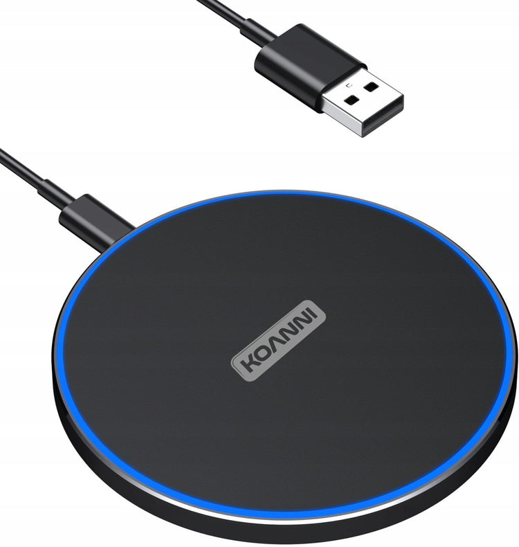Qi indukcinis kroviklis „Koanni LA35“ 20 W su LED, su USB-C laidu