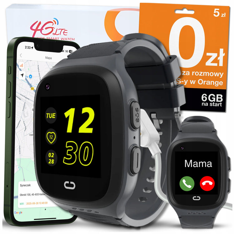 Išmanusis laikrodis vaikams „ZeeTech“ su GPS lokatoriumi, kamera ir vaizdo skambučiais
