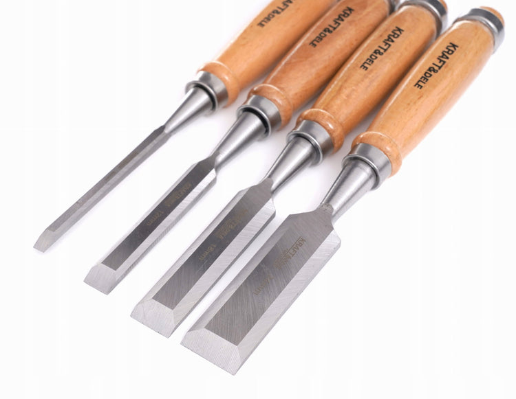 Staliaus kaltų rinkinys „Kraft&Dele KD11770“, 4 vnt., 6–24 mm