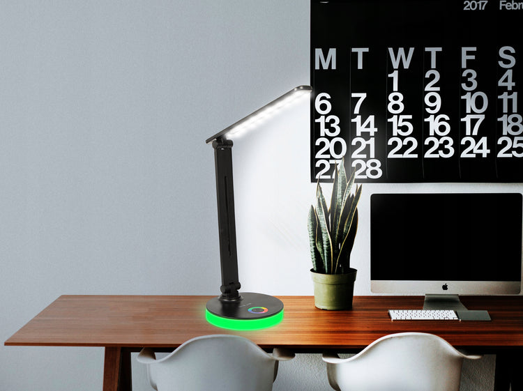 LED stalinė lempa „Blow“ su liečiamuoju valdymu ir RGB, USB – nuotrauka 5