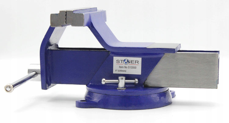 Besisukantis šaltkalvio spaustuvas su priekalu „Stoner“, 125 mm