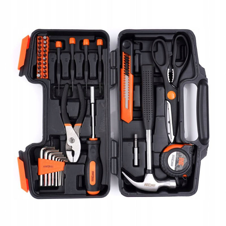 Įrankių rinkinys lagaminėlyje „Kraft&Dele KD10836“, 40 dalių, Torx ir šešiakampiai