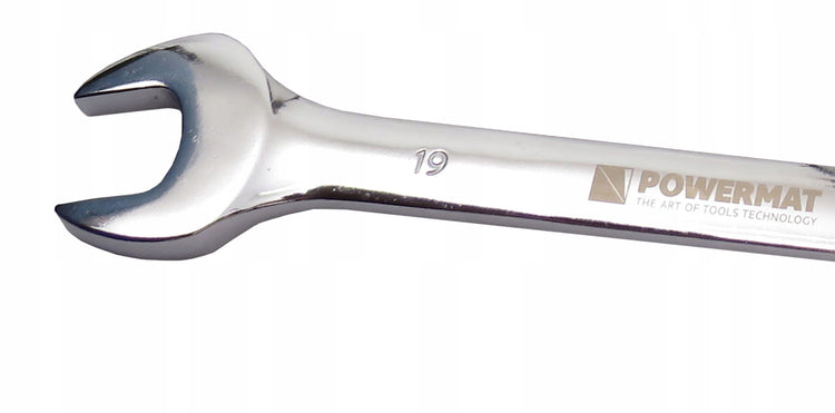 Kombinuotų raktų su terkšle rinkinys „Powermat PM-KPLO-12TP“, 12 vnt.