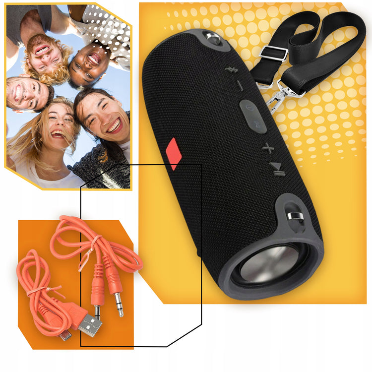 Belaidė Bluetooth kolonėlė „Lewer“ su FM radiju, 40 W