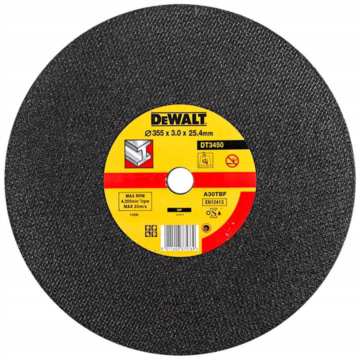 Metalo pjovimo staklės „Kraft&Dele KD553-P“, 2900 W, 355 mm, su 2 papildomais DeWalt diskais