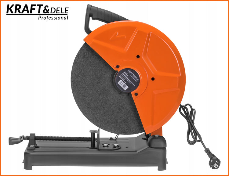 Metalo pjovimo staklės „Kraft&Dele KD553-P“, 2900 W, 355 mm, su 2 papildomais DeWalt diskais