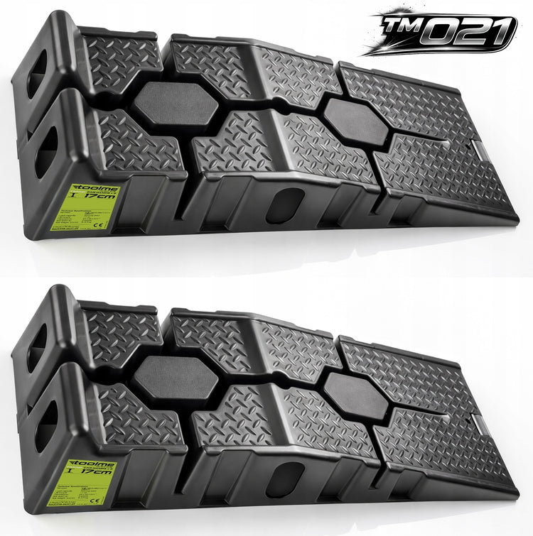 Automobilio rampos „Toolme TM021“ su plačiomis platformomis, 3 t, 2 vnt.