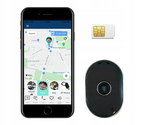 Universalus GPS lokatorius su SOS mygtuku „Calmean Pocket Tracker Mini“