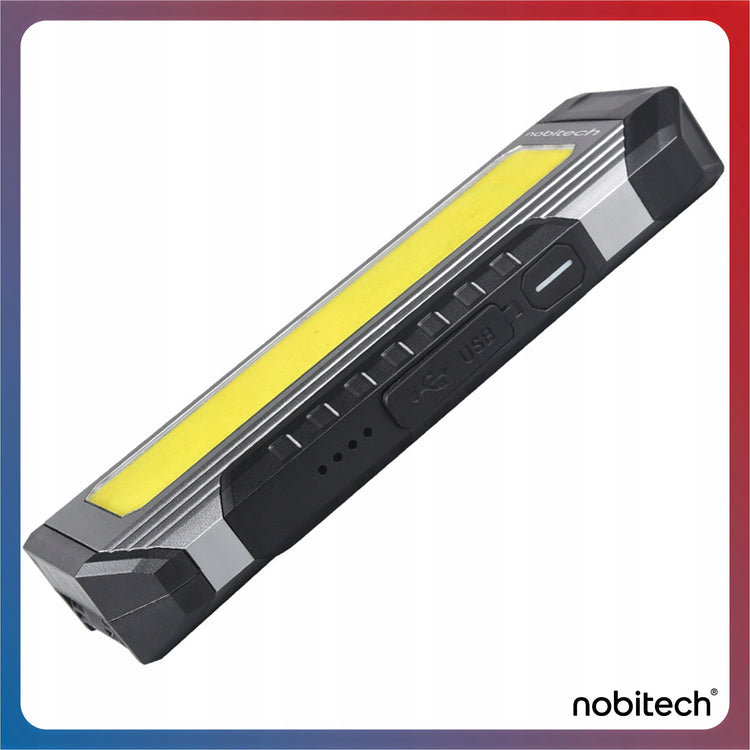 Akumuliatorinė LED darbo lempa „Nobitech WL01“ su kabliu, stovu ir magnetu