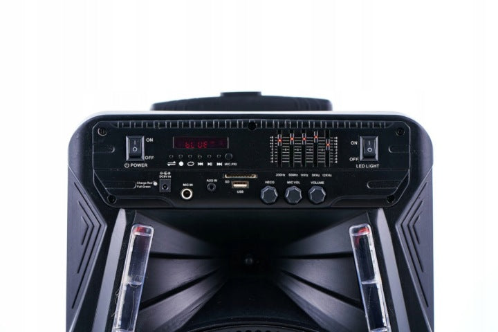 Nešiojama karaoke kolonėlė „Manta SPK5033“ su mikrofonu ir pulteliu, 40 W, FM radijas