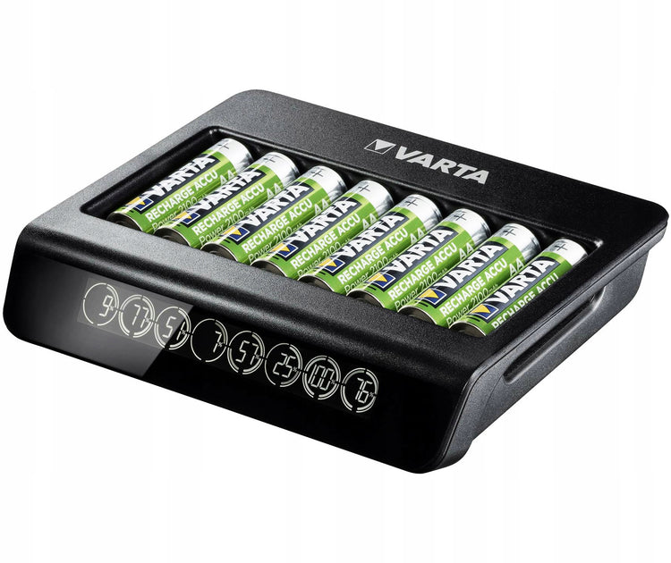 Elementų kroviklis „Varta LCD Multi Charger+“ 8× AA/AAA