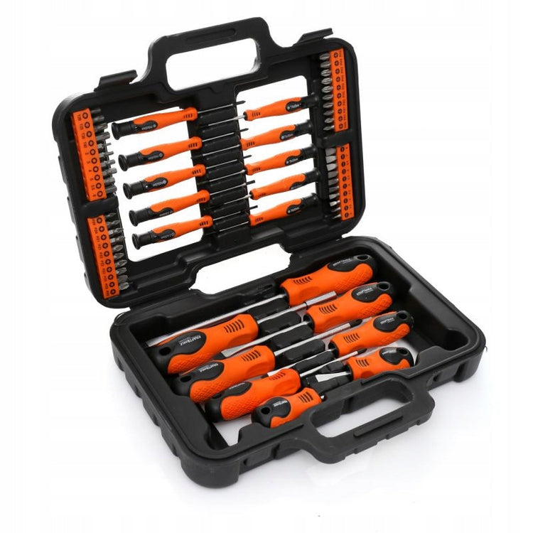 Atsuktuvų ir antgalių rinkinys „Kraft&Dele KD10903“, 58 elementų, dėkle