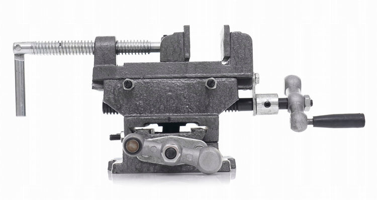 Mašininis spaustuvas „Kraft&Dele KD10742“, 75 mm, besisukančiu pagrindu
