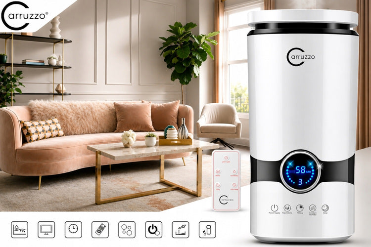 Oro drėkintuvas „Carruzzo Smart Mist Pro Air+“, 4 l, su aromaterapija