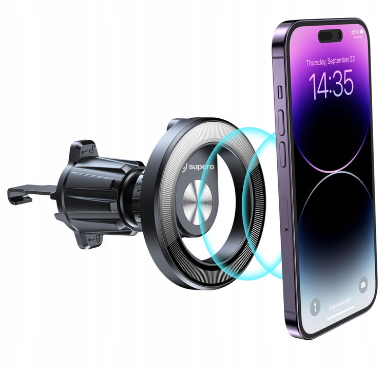 Magnetinis automobilinis telefono laikiklis „Supero“ ant grotelės, MagSafe