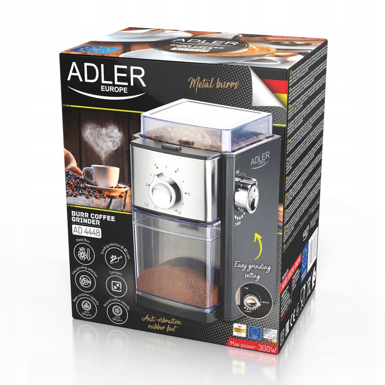 Automatinė girninė kavamalė „Adler AD 4448“, 300 W – nuotrauka 6