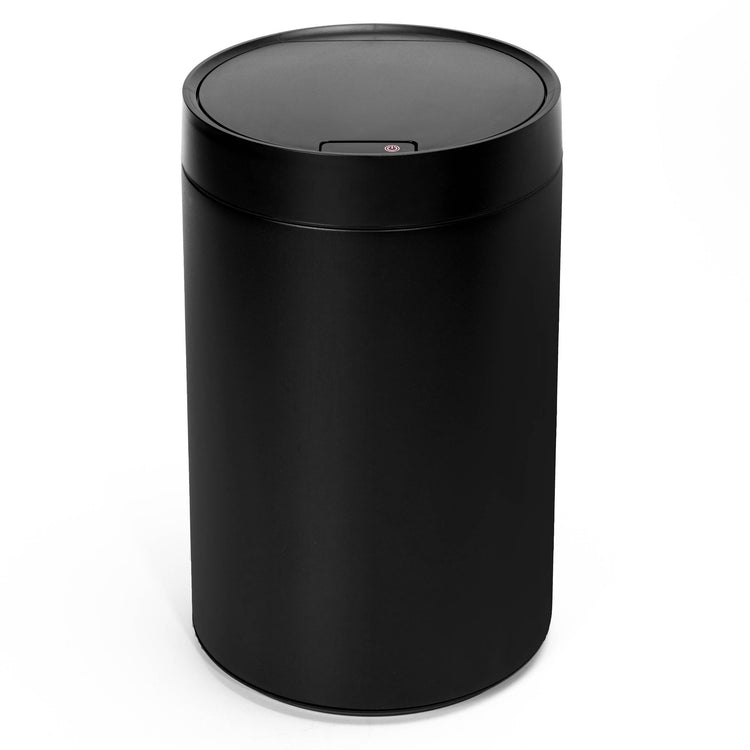 Automatinė metalinė šiukšliadėžė su jutikliu „Gockowiak Junk“, 17 l, juoda
