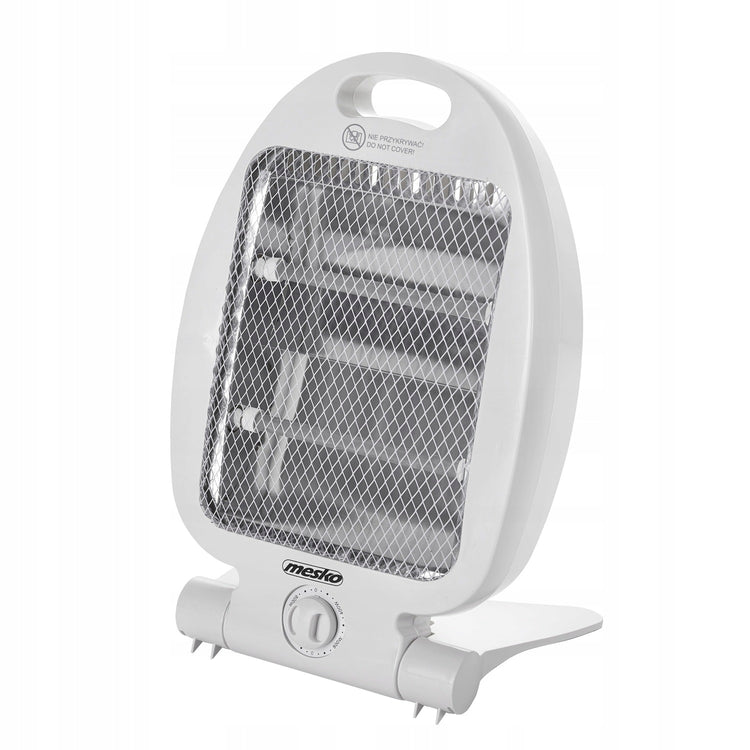Kompaktiškas kvarcinis šildytuvas „Mesko MS7710“, 800 W – nuotrauka 4