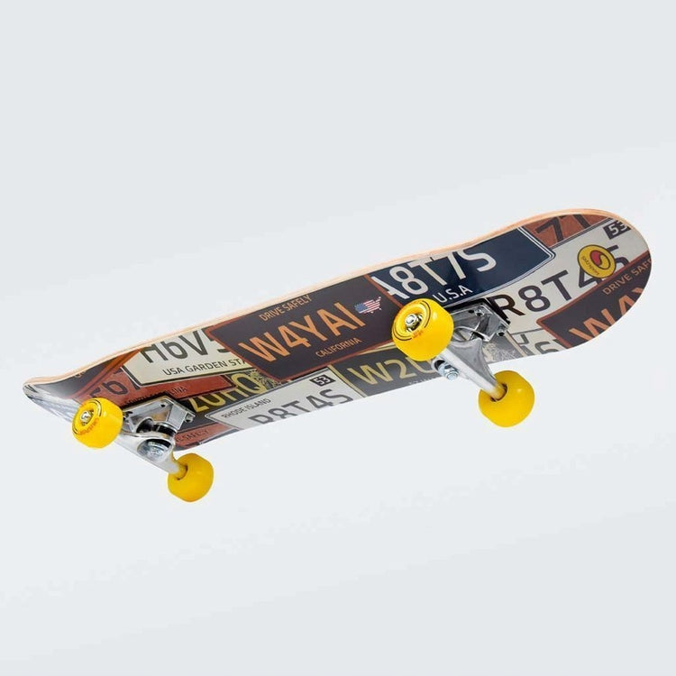 Klevo riedlentė su kick-tail „SMJ sport License Plates“, 79 cm