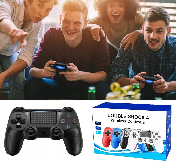 Belaidis žaidimų pultelis PS4 / PC „Pro Slim“ su vibracija, juodas