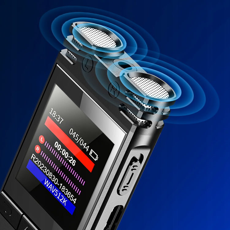 Profesionalus skaitmeninis diktofonas „Renew Force“, 32 GB, stereo, su balso aktyvacija