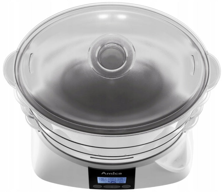 Garų puodas „Amica Lunaris PT 3012“ 9 l, 900 W, 3 indai