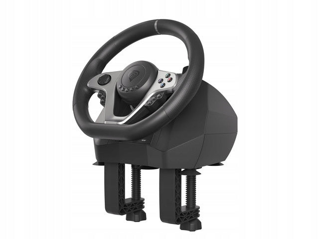 Žaidimų vairas su pedalais „Genesis Seaborg 400“ su Force Feedback