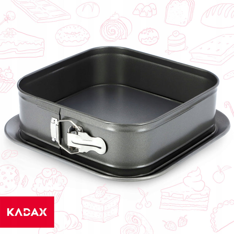 Kvadratinė tortinė kepimo forma „Kadax“ su nuimamu dugnu, 24 cm