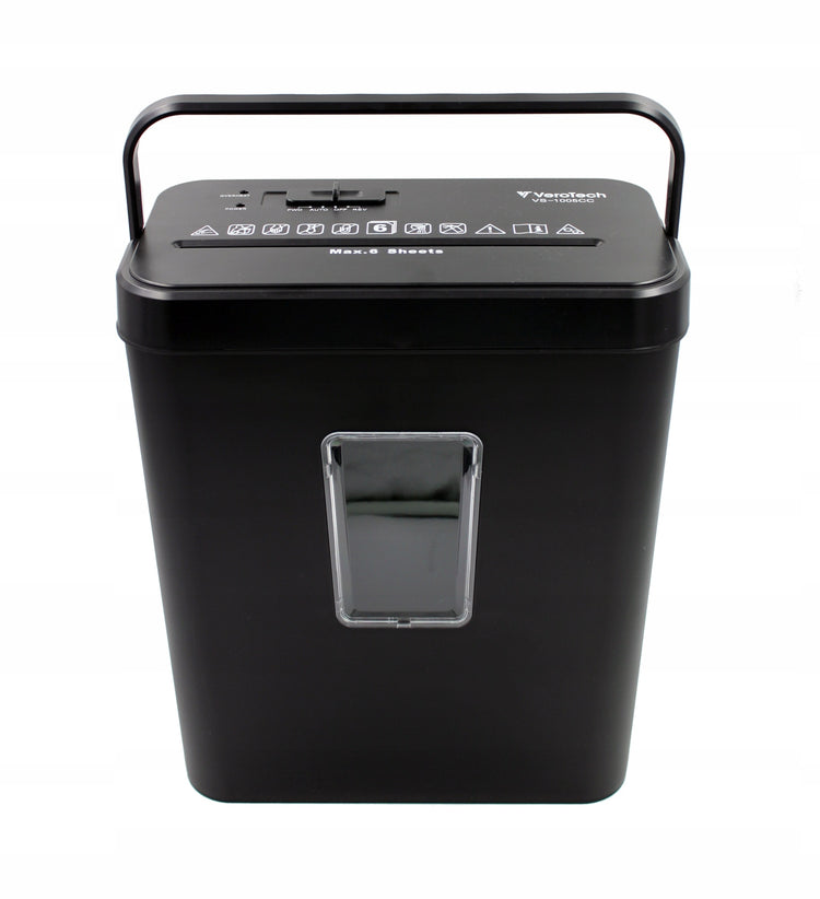 Dokumentų smulkintuvas „Verotech VS-1005CC“, 13 l, P-4, smulkina korteles