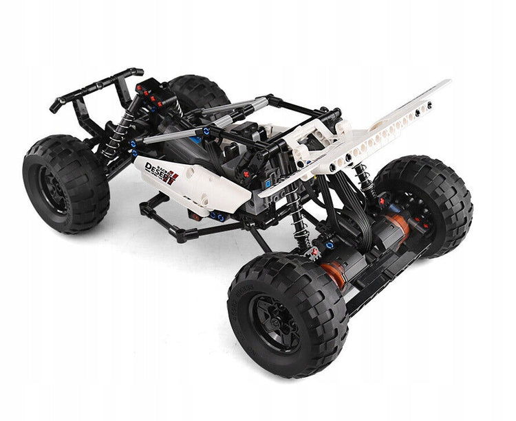 Nuotoliniu būdu valdomas konstruktorius „Mould King 18001“, automobilis, 409 dalys